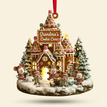 Load image into Gallery viewer, Grandma&#39;s Cookie Crew Ornament - Personalized Gift for Grandmas and Loved Ones Ornament PopCulturePrints

