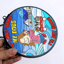 Load image into Gallery viewer, Custom Dog Lover Stained Glass Ornament Ornament PopCulturePrints
