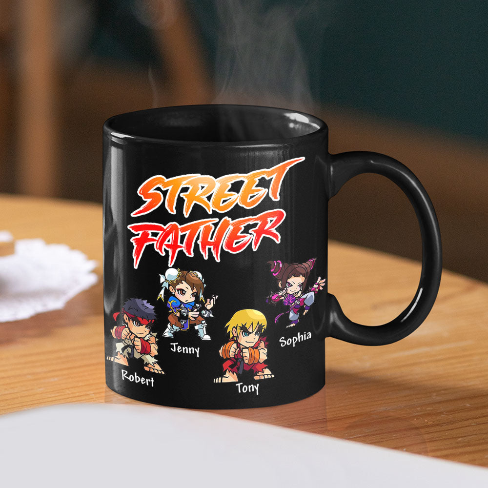 Street Fighter Tribute Personalized Coffee Mug Coffee Mug PopCulturePrints