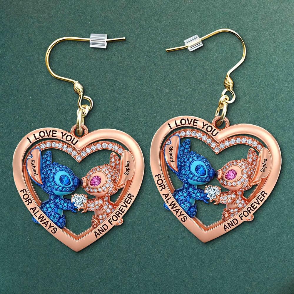 Cute Blue Monsters Earrings - A Personal Touch for Your Loved Ones Earrings PopCulturePrints