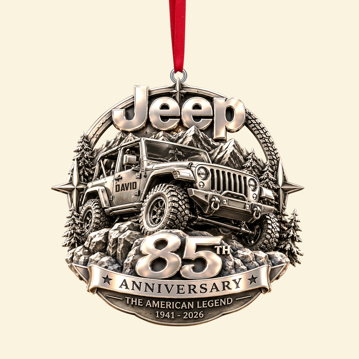 Legendary Explorer Milestone Ornament, Personalized Gifts For Off-road Lovers 09qhtn121026 Ornament PopCulturePrints