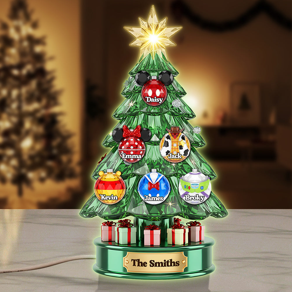Illuminate Your Family Spirit - Magical Family Tree Acrylic Light Box - Personalized Gift for Loved Ones Light Box PopCulturePrints