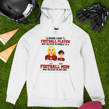 Load image into Gallery viewer, Personalized Football Mom Shirt - Custom Names Gift
