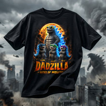 Load image into Gallery viewer, Dadzilla: Father of Monsters - Personalized 2D Shirt for Dad, Grandpa &amp; More Shirts PopCulturePrints

