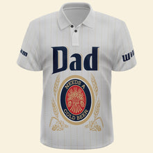 Load image into Gallery viewer, Custom Dad&#39;s 3D Polo Shirt - &#39;Needs a Cold Beer&#39; Polo Shirts PopCulturePrints

