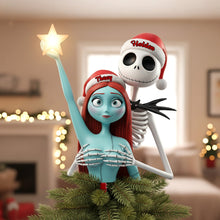 Load image into Gallery viewer, Love &amp; Fun: Naughty Couple Acrylic Christmas Tree Topper - Personalized Gift for Couples Ornament PopCulturePrints
