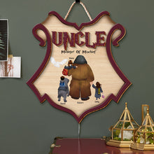 Load image into Gallery viewer, Personalized Uncle Manager of Mischief Sign - Harry Potter Themed Gift
