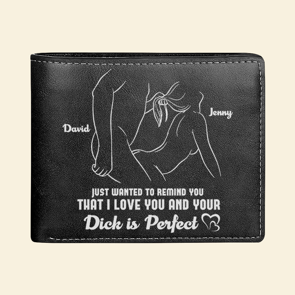Personalized Couple PU Leather Wallet - I Love You Gift Leather Wallet PopCulturePrints