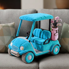 Load image into Gallery viewer, Golf Cart Adventures Pillow - A Cozy Gift for Golf Enthusiasts Pillow PopCulturePrints
