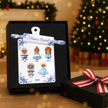 Load image into Gallery viewer, Personalized Grandma Toile de Jouy Christmas Ornament - A Heartfelt Gift for Your Beloved Grandma Ornament PopCulturePrints
