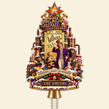 Load image into Gallery viewer, "Embrace the Magic of Christmas" - Personalized Tree Topper, Custom Gift for Families, Friends &amp; Loved Ones Ornament PopCulturePrints

