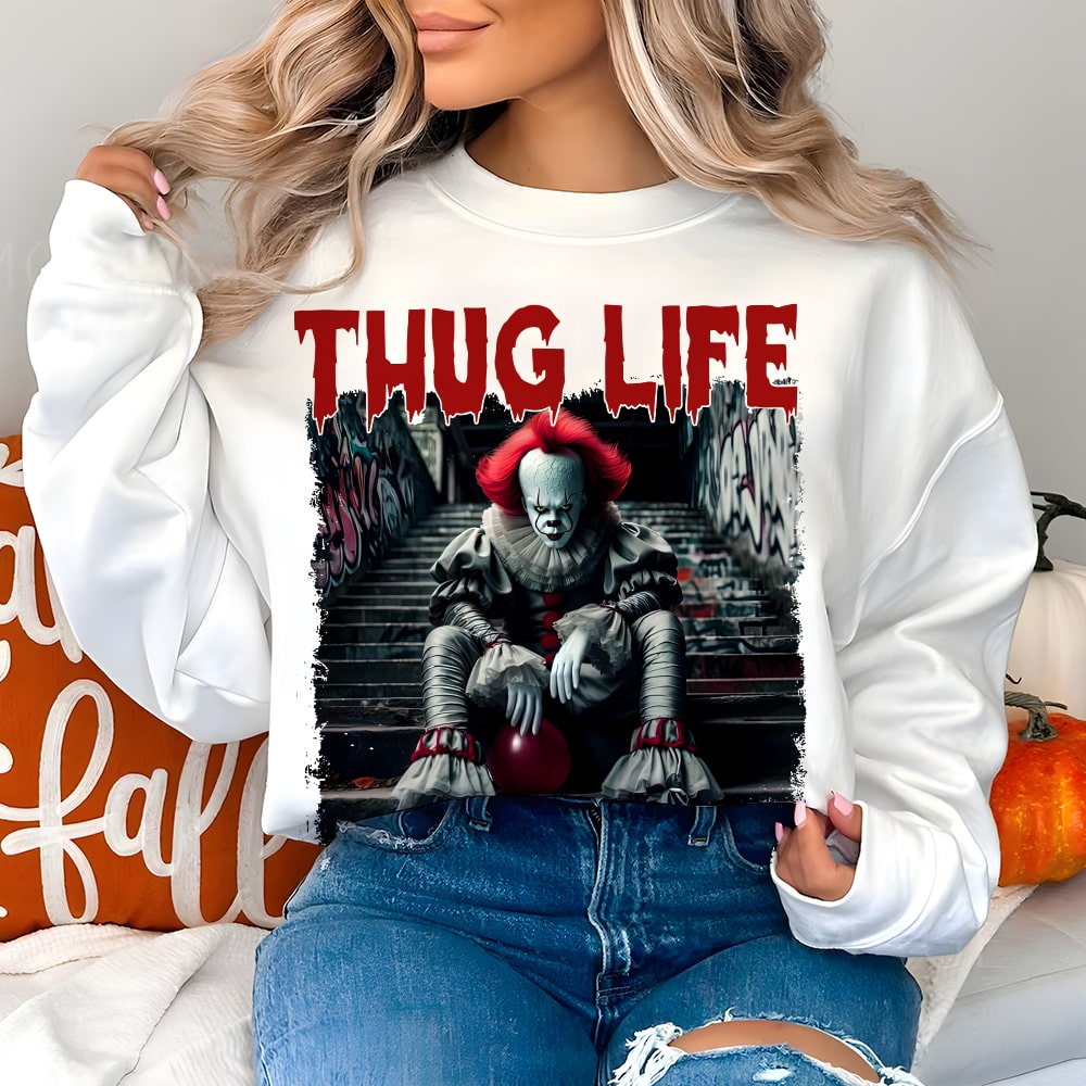 Thug Life Halloween Shirt for Horror Fans