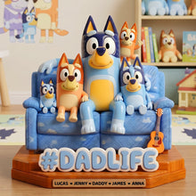 Load image into Gallery viewer, #DADLIFE - Celebrate Fatherhood with Personalized Dad Life Acrylic Plaque - Custom Gifts for Dad, Grandpa, and More Shaped Plaques PopCulturePrints
