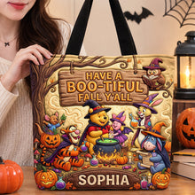 Load image into Gallery viewer, Boo-tiful Fall Tote Bag - Personalized Gift for Kids &amp; Friends
