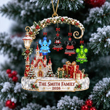 Load image into Gallery viewer, Elevate Your Christmas Spirit - Timeless Christmas Ambience Acrylic Ornament - Personalized Gift for Family &amp; Friends
