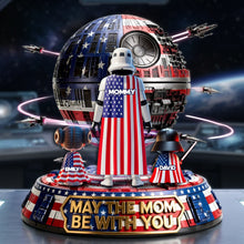 Load image into Gallery viewer, “May The Mom Be With You” - Universe Mom Acrylic Plaque - Personalized Gifts For Mom, Grandma &amp; More Shaped Plaques PopCulturePrints
