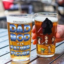 Load image into Gallery viewer, Personalized &#39;Father Figure&#39; Beer Glass - Custom Name &amp; Character Design Beer Glasses PopCulturePrints
