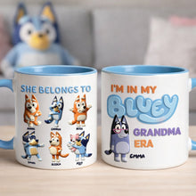 Load image into Gallery viewer, Celebrate Your Grandma's Love with Our Personalized 'In My Grandma Era' Accent Mug - Perfect Gift for Mom and Grandma Coffee Mug PopCulturePrints

