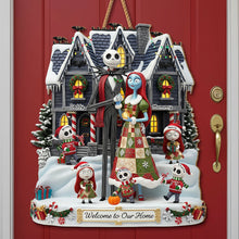 Load image into Gallery viewer, Welcome to Our Home - Personalized Family Wood Sign Wood Sign PopCulturePrints
