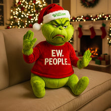 Load image into Gallery viewer, EW People Grumpy Pillow - A Personalized Gift for the Holidays Pillow PopCulturePrints

