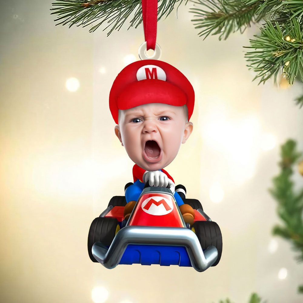 Personalized Kids Christmas Ornaments - Fun Photo Gift Ornament PopCulturePrints