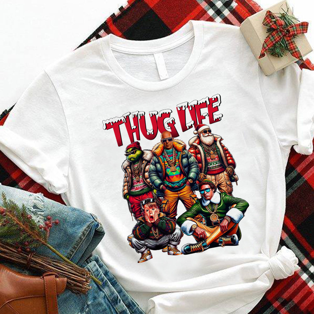 Thug Life Christmas Sweatshirt for Pop Culture Fans