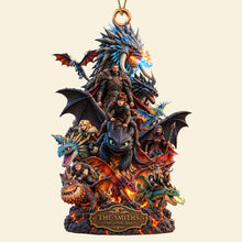 Load image into Gallery viewer, “Unleash the Legend!” - Personalized Legendary Creatures Trainer Ornament - Unique Gift for Fantasy Lovers, Kids, and More
