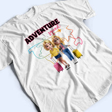 Load image into Gallery viewer, Adventure Buddies 3D Effect - Personalized T-Shirt for Friends T-shirt PopCulturePrints
