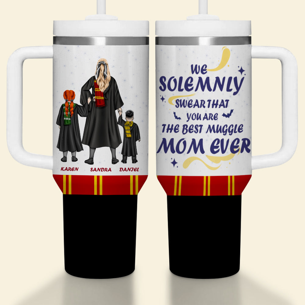 Personalized Muggle Mom Ever Magic Tumbler