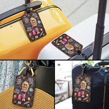Load image into Gallery viewer, Travel Is My Therapy - Personalized Luggage Tag Luggage Tag PopCulturePrints
