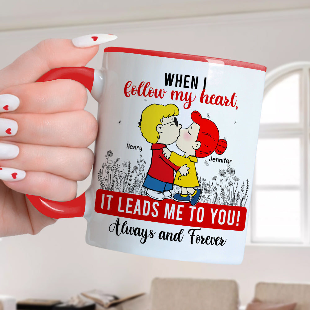 Personalized Couple Coffee Mug - Always And Forever Coffee Mug PopCulturePrints