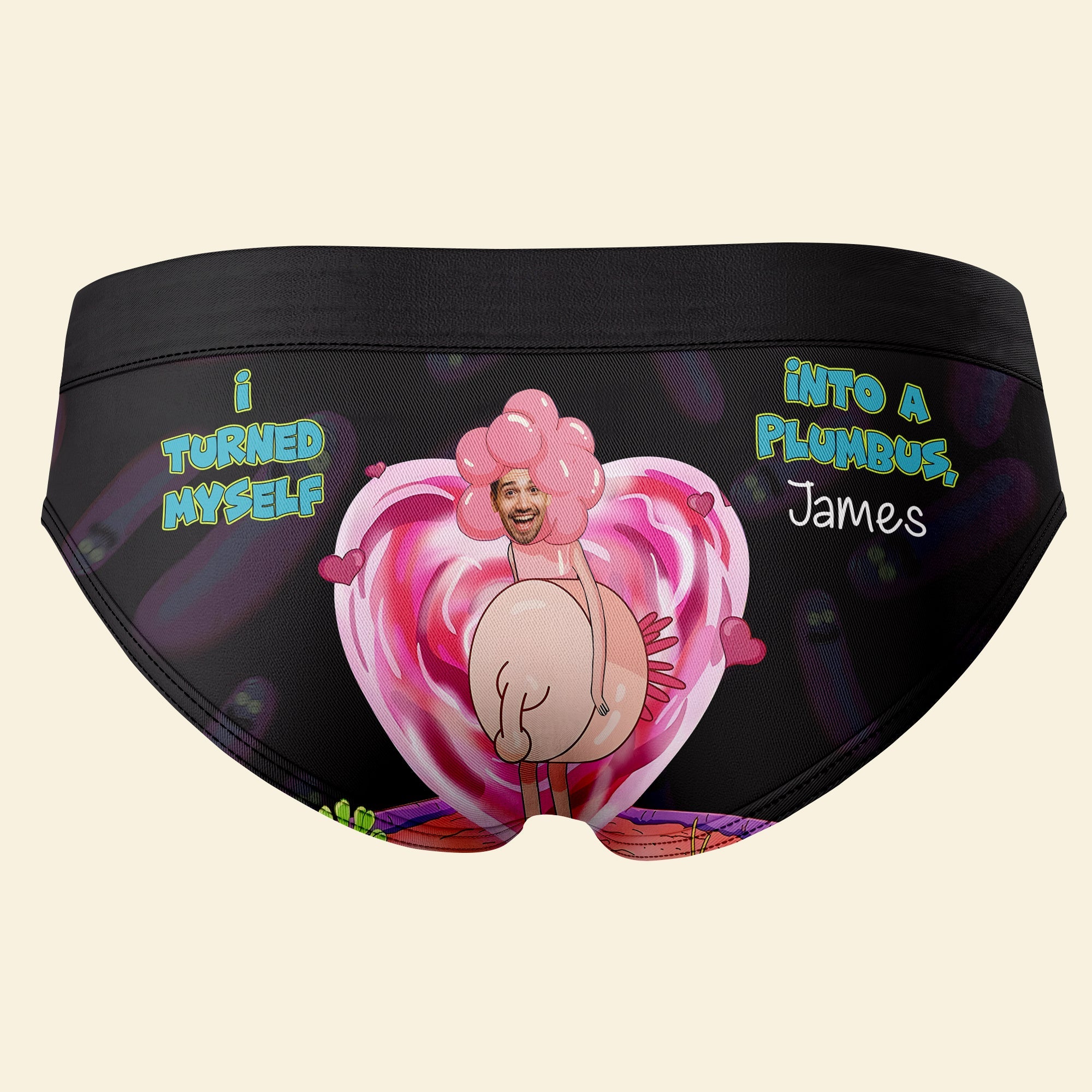 Custom Cartoon-Inspired His and Hers Underwear Set Boxer Briefs PopCulturePrints