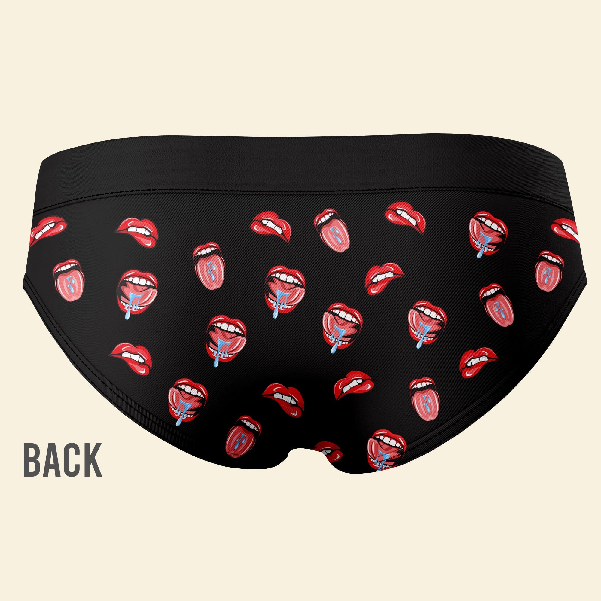 Personalized Naughty Couples Briefs - It's Hot, It's Wet Boxer Briefs PopCulturePrints