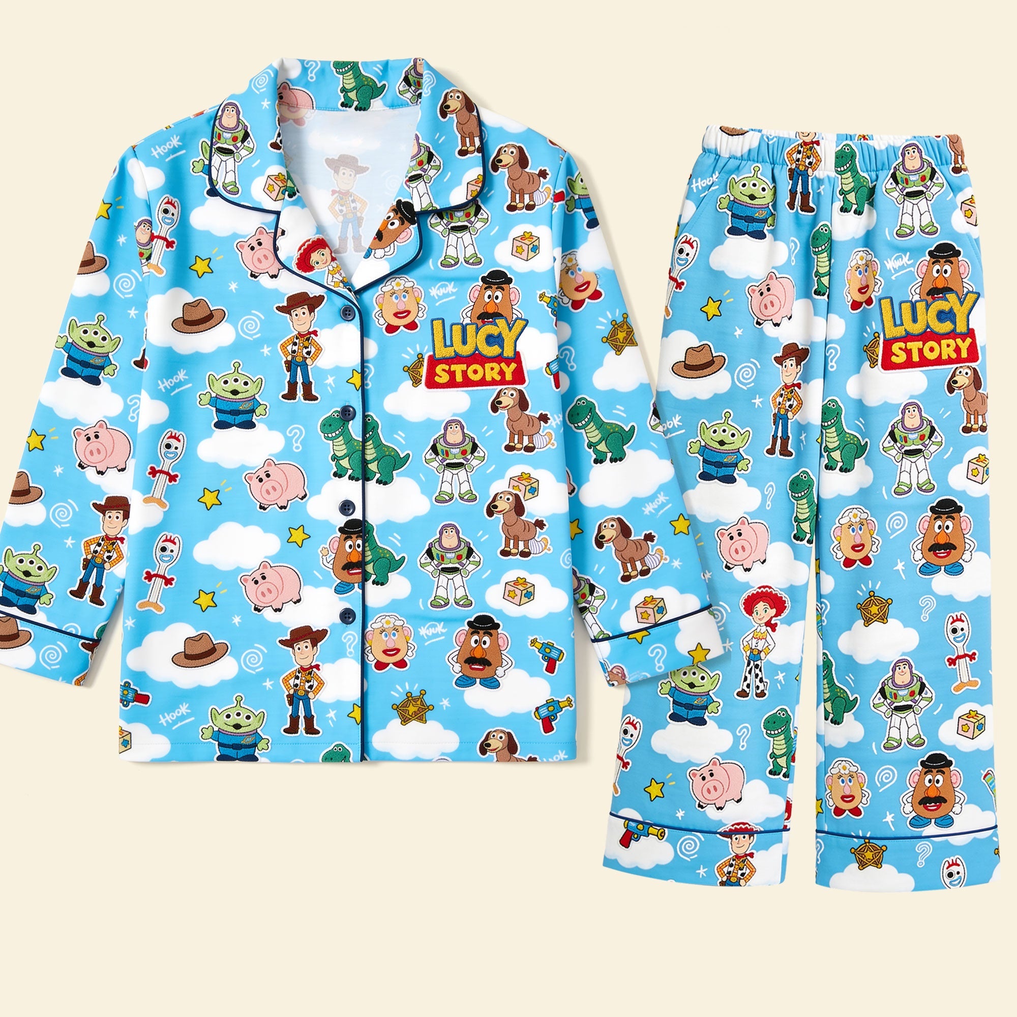 "Cuddle Up with Cozy Friends - Personalized PJs for All Ages" - Cozy Friends Club Pajama