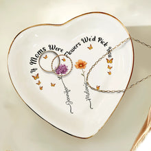 Load image into Gallery viewer, If Grannys Were Flowers We’d Pick You - Personalized Heart Ring Dish Ring Dish PopCulturePrints

