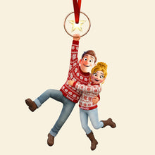Load image into Gallery viewer, &quot;Celebrate Love with Our Personalized Fun Hanging Couple Ornament - Custom Gift for Your Special Someone&quot; Ornament PopCulturePrints
