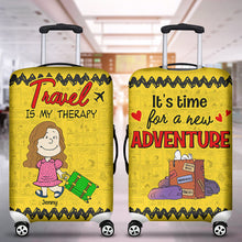 Load image into Gallery viewer, Personalized Travel-Themed Luggage Covers - Peanuts Comic Style
