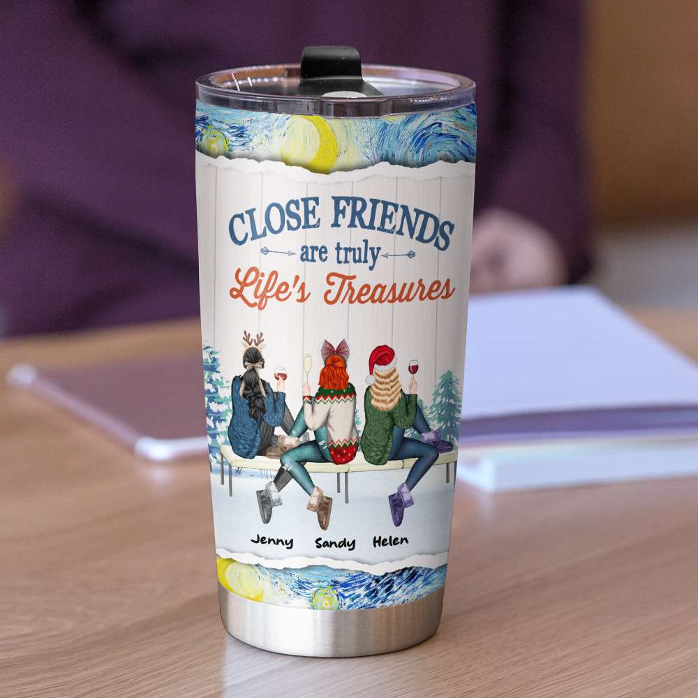 Best Friends Personalized Tumbler - A True Treasure