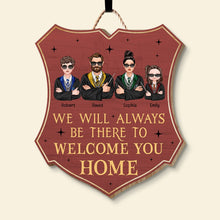 Load image into Gallery viewer, Personalized Family Welcome Home Wood Sign - Custom Gift Wood Sign PopCulturePrints
