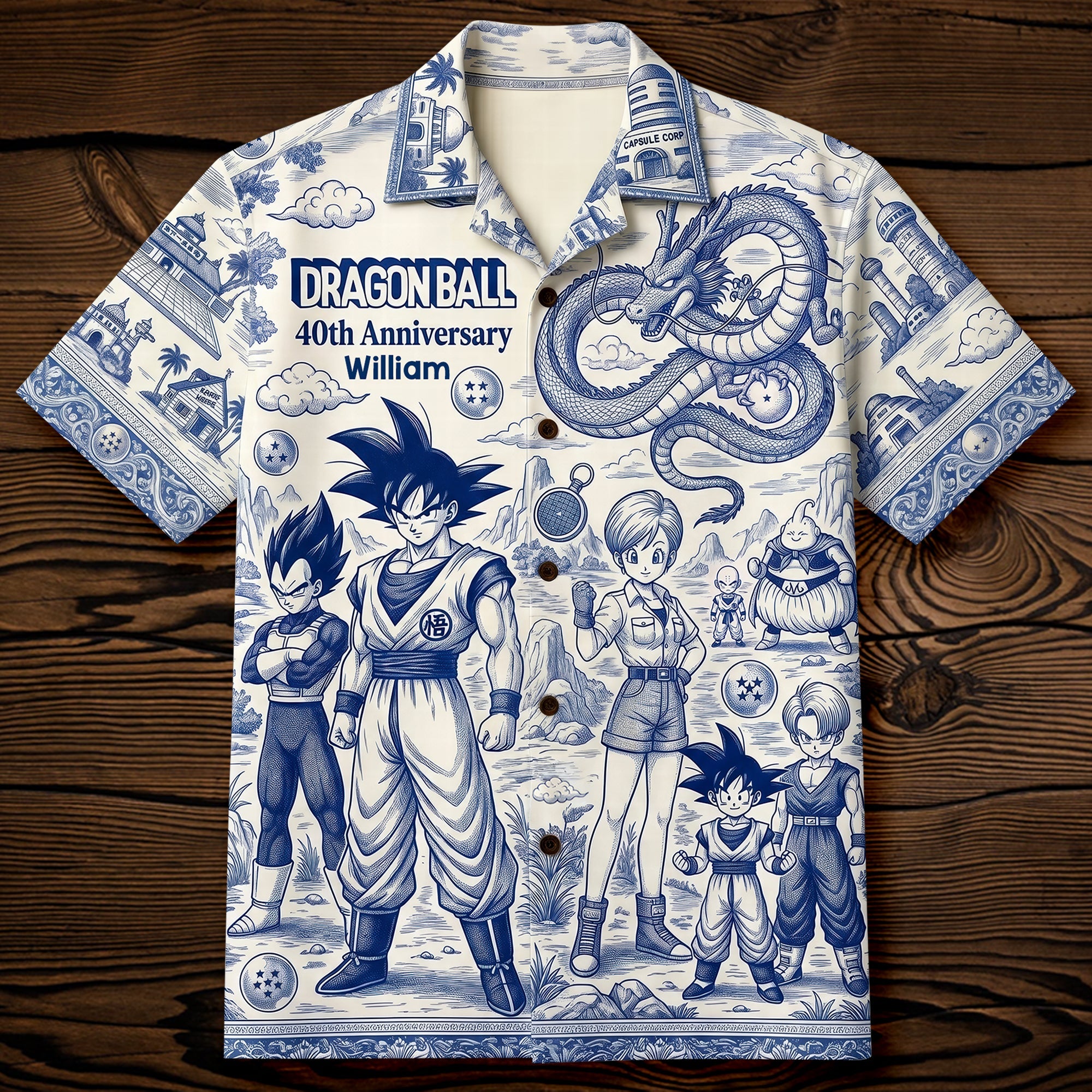 Embrace the Adventure: Fantasy Adventure Hawaii Shirt - Personalized Anniversary Gift for Dragon Ball Fans