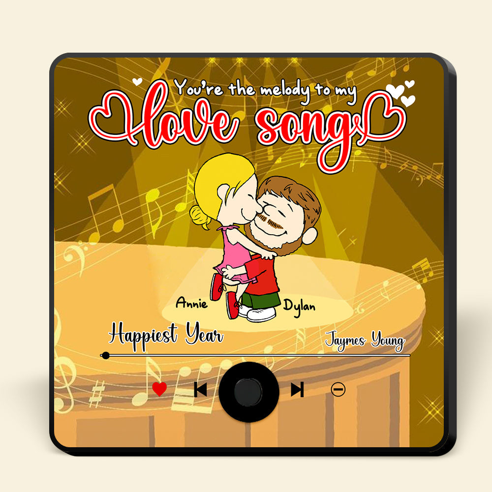 Personalized Couple Coffee Mug - Butterflies in the Stomach Fridge Magnet PopCulturePrints