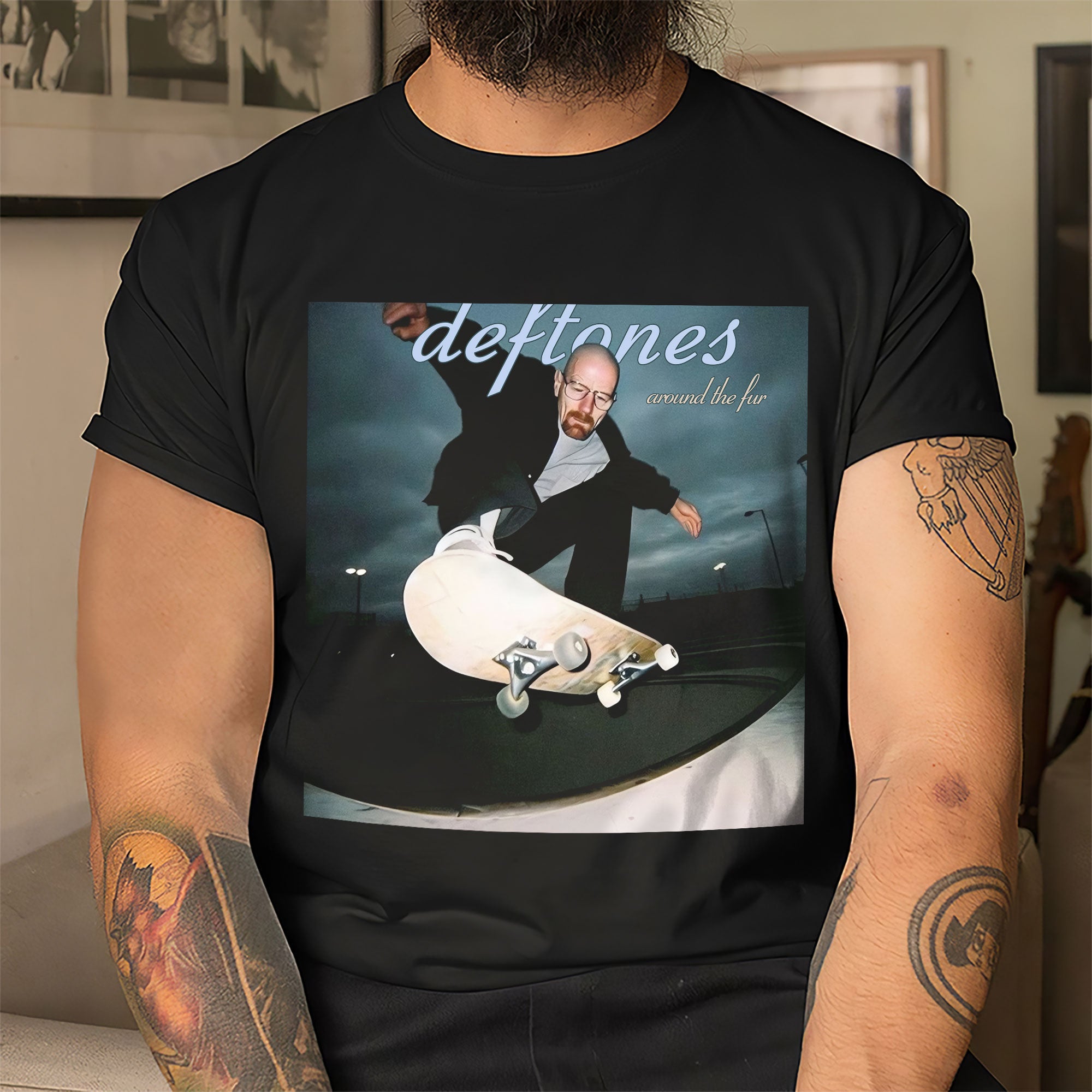 Custom Heart Plaque for Couples - Love is Being Linked with You Shirts PopCulturePrints