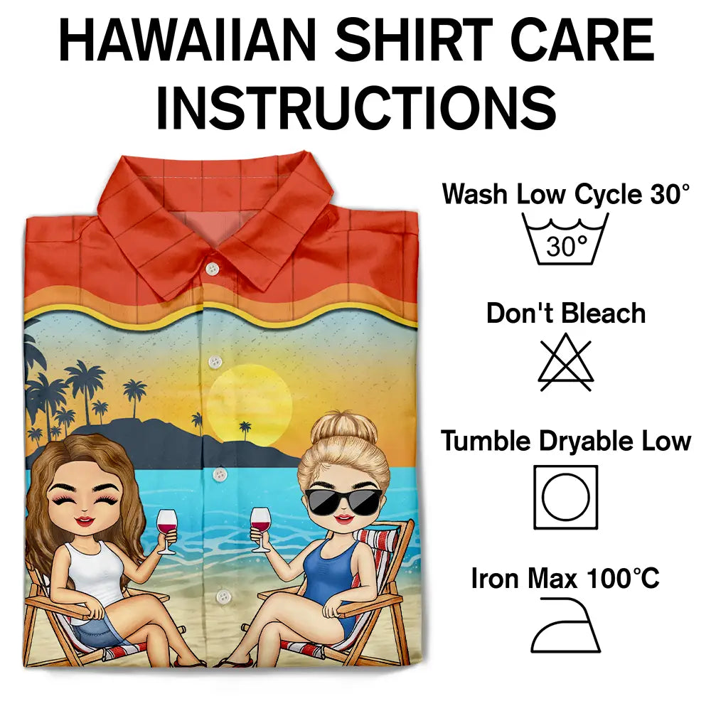 Love You To The Beach And Back - Personalized Hawaiian Shirt for Friendship & Summer Memories Hawaiian Shirt PopCulturePrints