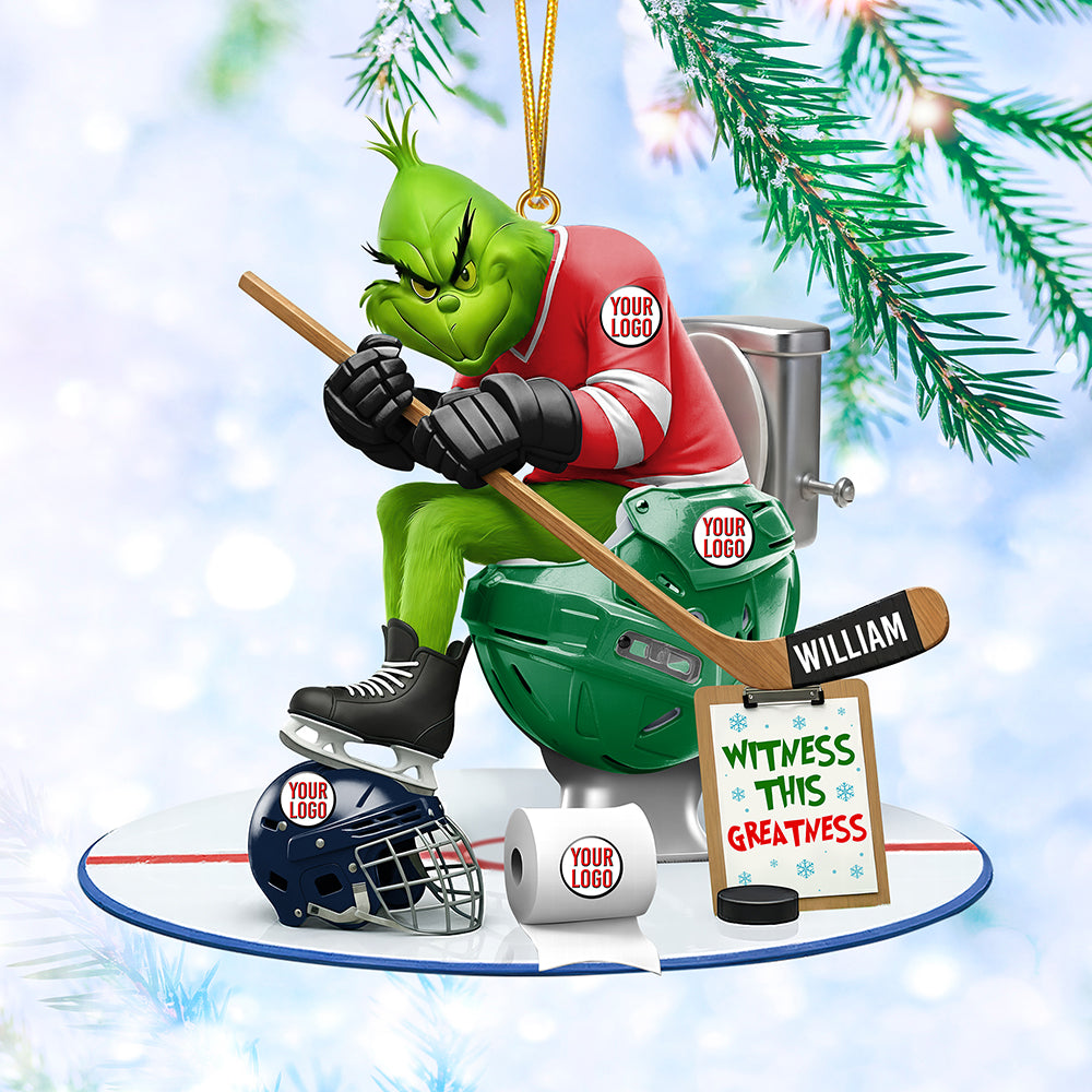 “Make Your Holidays Merry and Bright!” - Strong Rivalry Sports Ornament, Personalized Gift for Sports Fans Ornament PopCulturePrints