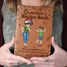 Load image into Gallery viewer, A Loving Legacy: Personalized Family Recipe Mom Book - Custom Journal for Mom and Grandma Leather Journal PopCulturePrints
