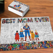 Load image into Gallery viewer, Best Mom Ever - Personalized Jigsaw Puzzle for Loved Ones Jigsaw Puzzles PopCulturePrints
