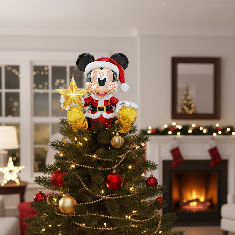 Celebrate Joy with Our Personalized Acrylic Christmas Tree Topper Ornament PopCulturePrints