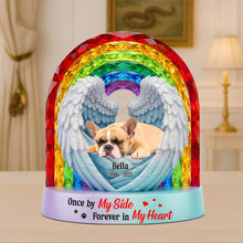Load image into Gallery viewer, Once by My Side, Forever in My Heart - Custom Memorial Dog Plaque for Pet Lovers Shaped Plaques PopCulturePrints
