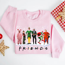 Load image into Gallery viewer, Classic Holiday Movie Characters Friends Christmas Shirt
