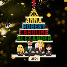 Load image into Gallery viewer, Personalized Harry Potter Family Name Acrylic Ornament
